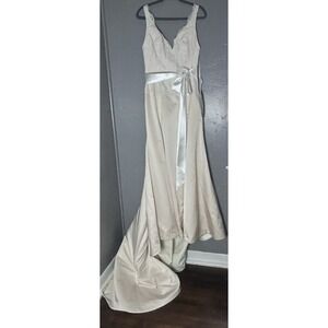 LAZARO Wedding Dress Size 10 Say Yes To The Dress Fall 2009 Lace Bodice Timeless